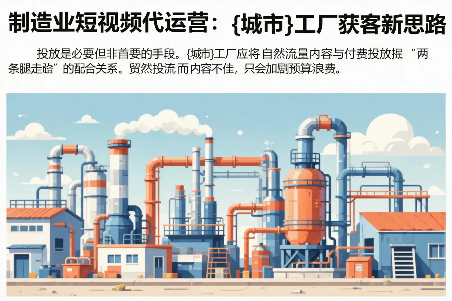 制造业短视频代运营：萨嘎工厂获客新思路